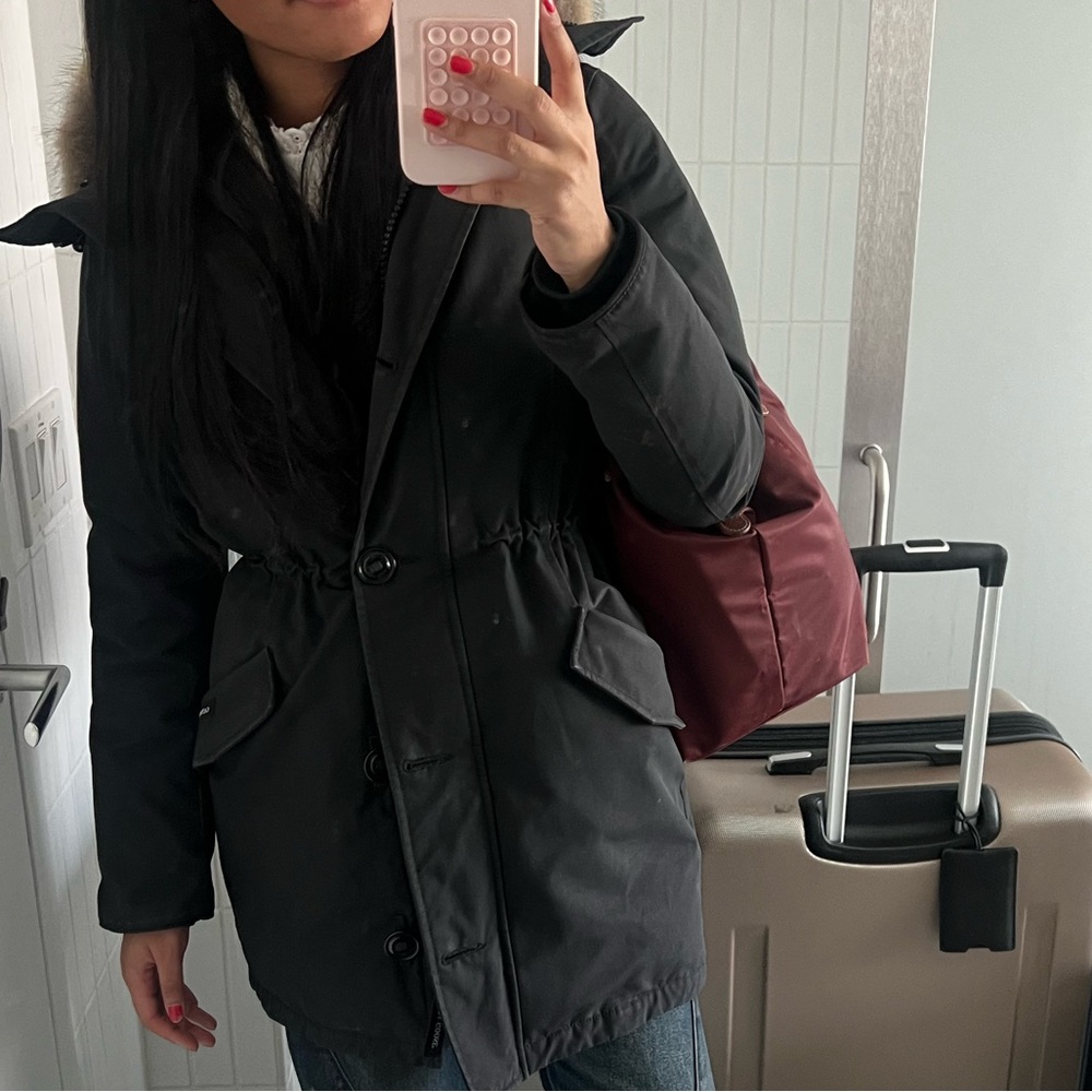Black Canada Goose parka
